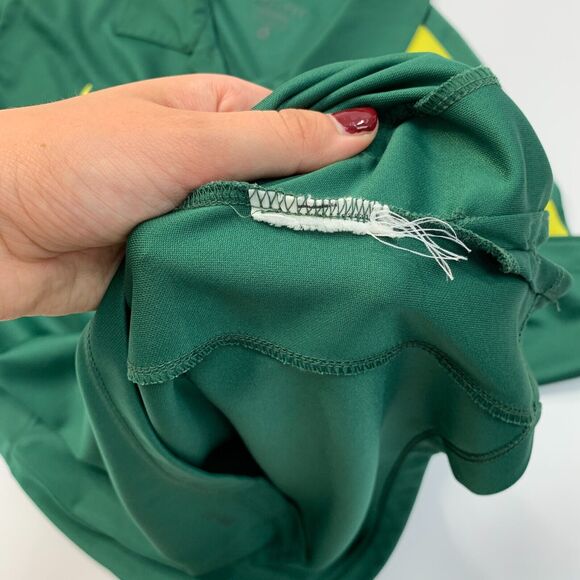 Nike Oregon Ducks Polo Shirt Mens M Medium Green Yellow Performance Short Sleeve - Picture 7 of 10